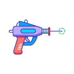 laser gun icon, laser gun vector illustration-simple illustration of laser gun, perfect for laser gun logos and icons