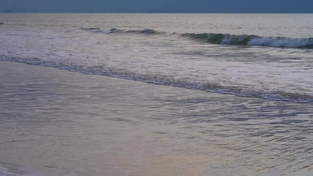 seascape at the beach during sunset