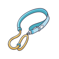 leash icon, leash vector illustration-simple illustration of leash, perfect for leash logos and icons