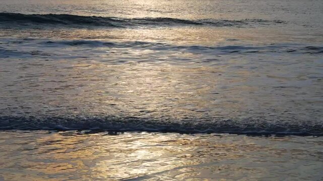seascape at the beach during sunset