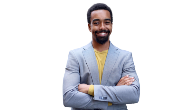 Portrait of an elegant man