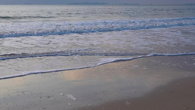 seascape at the beach during sunset