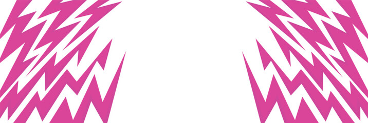 Minimalist background with jagged zigzag pattern and some copy space area