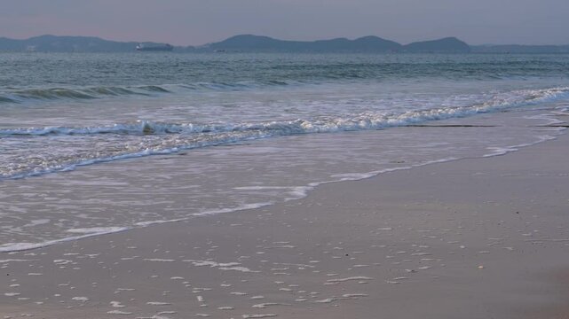 seascape at the beach during sunset