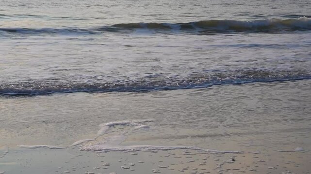 seascape at the beach during sunset
