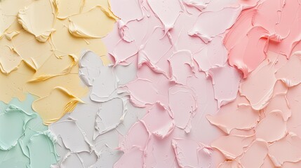 Abstract Textured Background with Soft Pastel Colors and Patterns