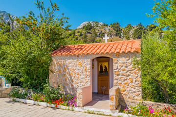 Church chapel in Zia village, Kos town, Greece