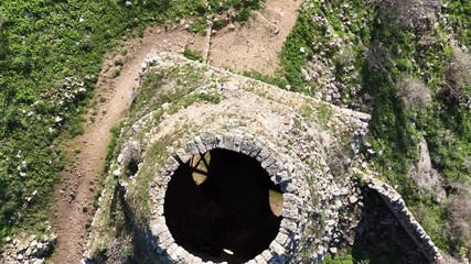 Drone footage of the historic Ahmed III Mosque in Acrocorinth, Greece. Built in 1715 by Sultan Ahmed III, this Ottoman mosque features classic architectural details and overlooks the Gulf of Corinth. 
