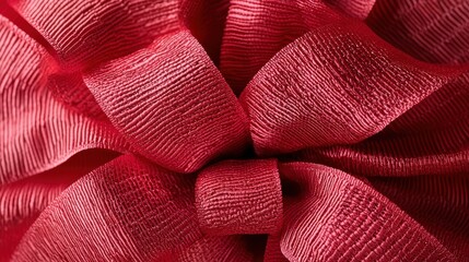 Elegant ribbon art for special occasions brightly lit luxury setting textured details in close-up view