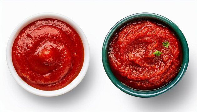 red souce in the bowl