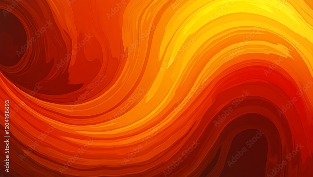 Poster abstract orange gradient background. generative ai.