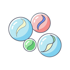 marbles icon, marbles vector illustration-simple illustration of marbles, perfect for marbles logos and icons