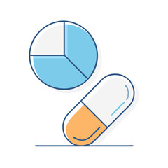 medicine pill icon, medicine pill vector illustration-simple illustration of medicine pill, perfect for medicine pill logos and icons