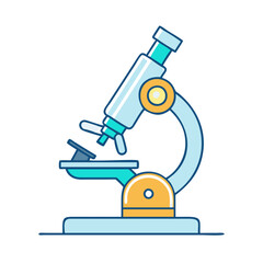 microscope icon, microscope vector illustration-simple illustration of microscope, perfect for microscope logos and icons