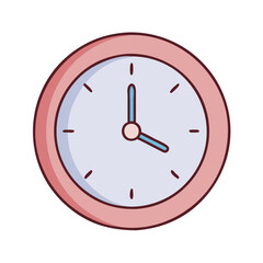 minimalist clock icon, minimalist clock vector illustration-simple illustration of minimalist clock, perfect for minimalist clock logos and icons
