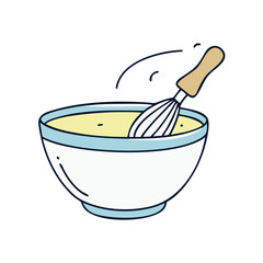 mixing bowl icon, mixing bowl vector illustration-simple illustration of mixing bowl, perfect for mixing bowl logos and icons