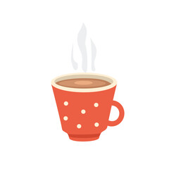 Coffee break. Breakfast coffee. Hot coffee. Hot chocolate. Hot drink. Drink illustration. Coffee milk illustration. Latte. A cup of coffee. Cappuccino.