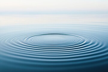 minimalist design featuring concentric circles fading into background symbolizing ripple effect of change