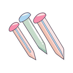 nails icon, nails vector illustration-simple illustration of nails, perfect for nails logos and icons