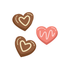 Love shape chocolate. Strawberry chocolate. Dark chocolate. Chocolate day. Valentine gifts. Cute gift. Food dessert.