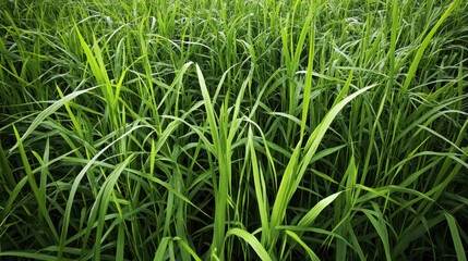 Obraz premium Vibrant Green Grass Field Nature Background Texture