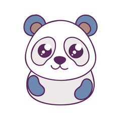 panda icon, panda vector illustration-simple illustration of panda, perfect for panda logos and icons