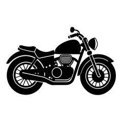 Obraz premium Motorcycle silhouette