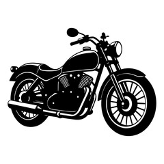 Motorcycle silhouette