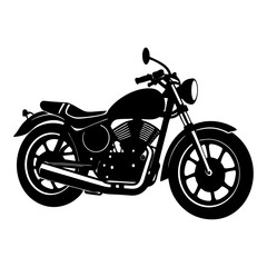 Obraz premium Motorcycle silhouette