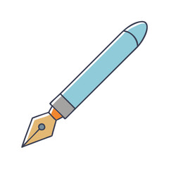 pen icon, pen vector illustration-simple illustration of pen, perfect for pen logos and icons