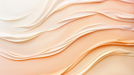 Soft Abstract Wave Pattern in Warm Tones for Elegant Backgrounds