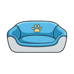 pet bed icon, pet bed vector illustration-simple illustration of pet bed, perfect for pet bed logos and icons