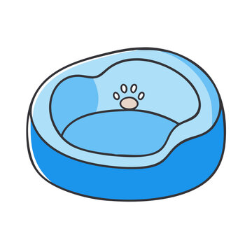 pet bed icon, pet bed vector illustration-simple illustration of pet bed, perfect for pet bed logos and icons