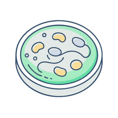 petri dish icon, petri dish vector illustration-simple illustration of petri dish, perfect for petri dish logos and icons