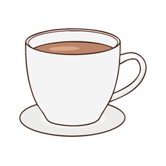 plain coffee cup icon, plain coffee cup vector illustration-simple illustration of plain coffee cup, perfect for plain coffee cup logos and icons