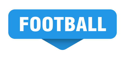 football sticker. football sign on transparent background