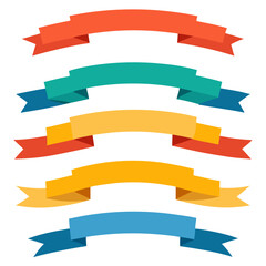 set of ribbons vectors
