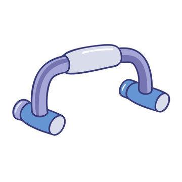 push up bar icon, push up bar vector illustration-simple illustration of push up bar, perfect for push up bar logos and icons
