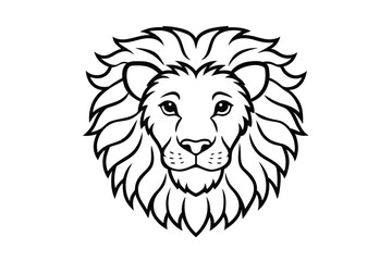 lion head vector