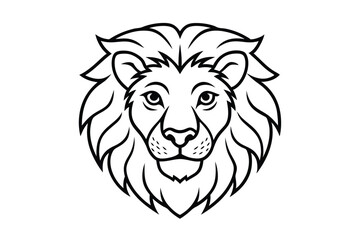 lion head vector