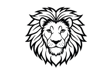 lion head vector