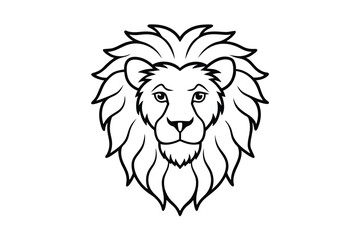 lion head vector