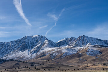 Mount Gibbs. The Sierra Nevada is a mountain range. Lee Vining, California
