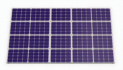 illustration solar panels isolated on white background. Ecological, clean energy , Solar cells, realistic