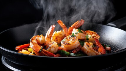 Steaming Shrimp Sizzle