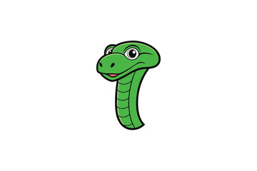 illustration of a cartoon snake