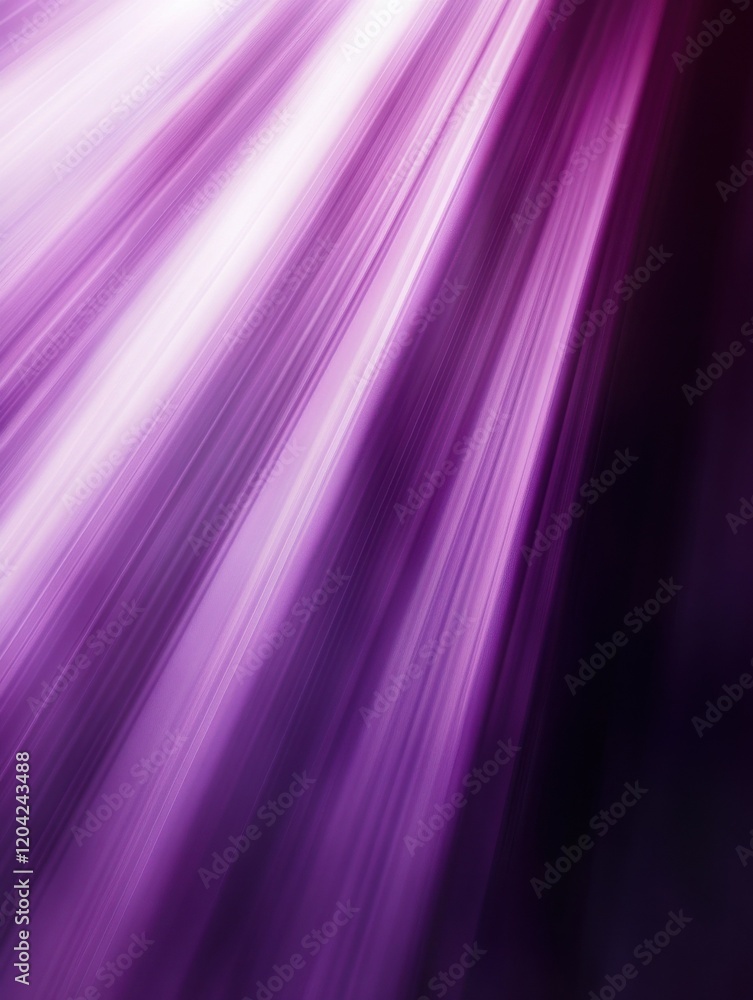 Poster abstract purple blurred background with a gradient light rays and shadows.