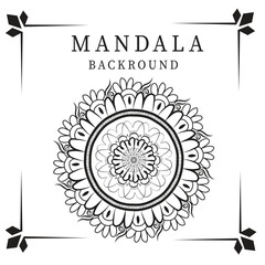 Logo icon ornamental mandala design in gold color. vector illustration
