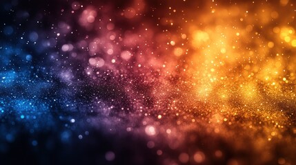 Fototapeta premium Vibrant abstract background with colorful bokeh lights creating a dreamy atmosphere for design