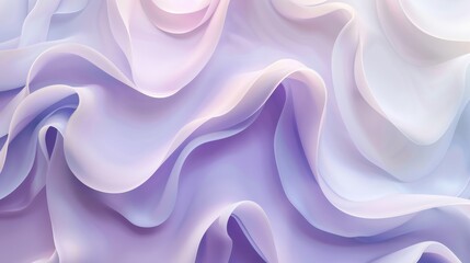 Obraz premium A soft, radiant gradient of lavender, pastel blue, and cream, creating a smooth, uplifting atmosphere, perfect for web design and presentations.